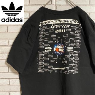 アディダス(adidas)の90s 古着 アディダス Tシャツ 両面プリント ビッグシルエット ゆるだぼ(Tシャツ/カットソー(半袖/袖なし))