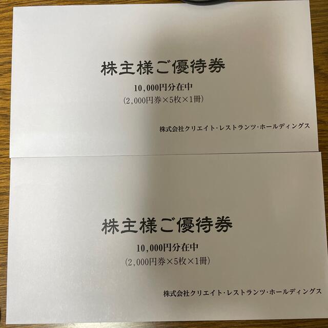 クリレス株主優待　20,000円分　8月まで期限延長