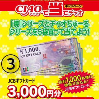 イナバペットフード(いなばペットフード)の懸賞  CIAOで当てチャオ キャンペーン 50口(猫)