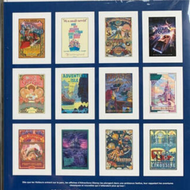 日本未発売 ディズニーランドパリ 限定 アトラクションポスター