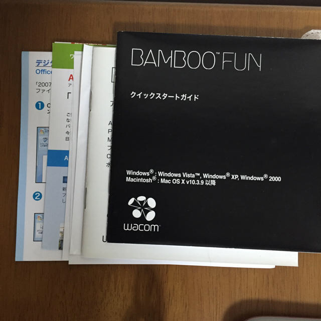 【Wacom】ペンタブ  Bamboo Fun スマホ/家電/カメラのPC/タブレット(PC周辺機器)の商品写真