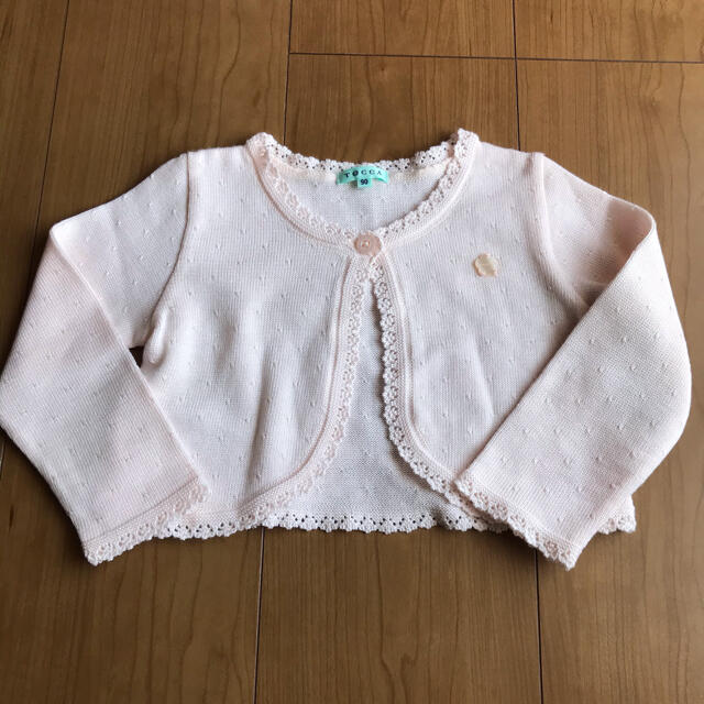 TOCCA(トッカ)のTOCCA カーディガン　パステルピンク キッズ/ベビー/マタニティのキッズ服女の子用(90cm~)(カーディガン)の商品写真