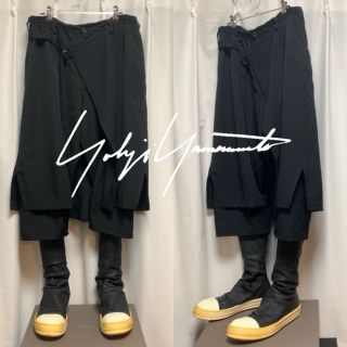 品揃え豊富で 着画あり!! 17ss ヨウジヤマモト 巻きエプロン付き