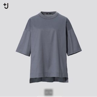 ユニクロ(UNIQLO)のユニクロ スーピマコットンオーバーサイズT ダークグレー(Tシャツ(半袖/袖なし))