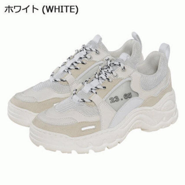 23.65 V2 ダッドスニーカー WHITE 22.5～23cm