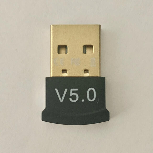 Bluetooth 5.0 USBアダプタ 小型ドングル スマホ/家電/カメラのPC/タブレット(PC周辺機器)の商品写真
