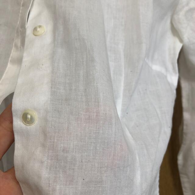 Spick & Span(スピックアンドスパン)の白　シャツ　ブラウス レディースのトップス(シャツ/ブラウス(長袖/七分))の商品写真