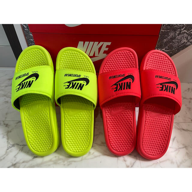 NIKE - NIKE ベナッシ 蛍光オレンジ 28の通販 by k6z3k's shop NIKE - NIKE ベナッシ 蛍光オレンジ 28の通販 by k6z3k's shop