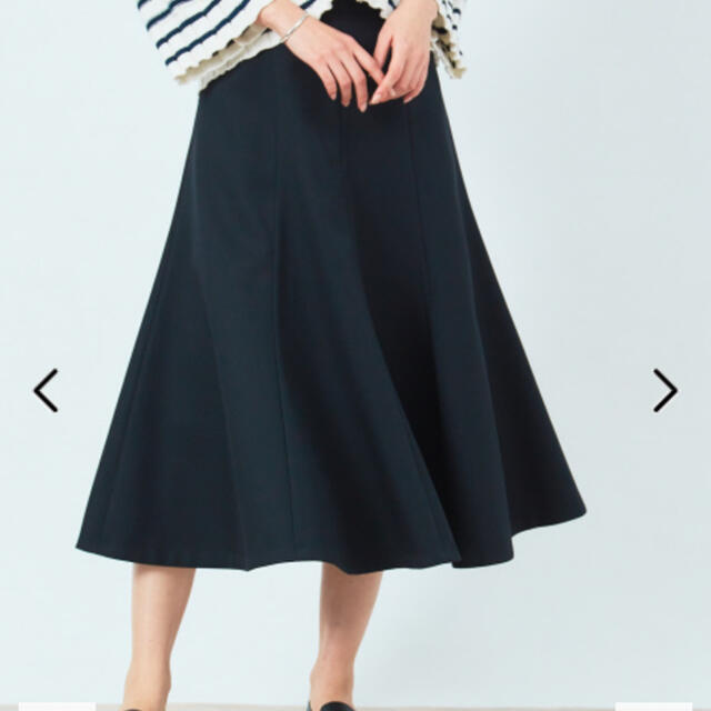 ABAHOUSE(アバハウス)の【専用】ROUGE VIF ストレッチツイル切り替えスカート レディースのスカート(ロングスカート)の商品写真