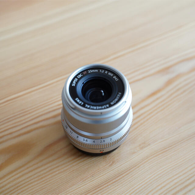 タイムセール【極美品】富士フイルム XF23mm F2 R WR シルバー