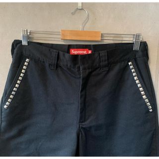 supreme スタッズ　ワークパンツ