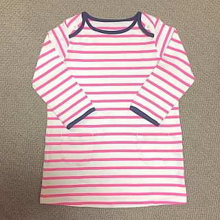 ユニクロ(UNIQLO)の新品 未使用 UNIQLO 女の子 コットンワンピース(ワンピース)