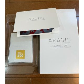 アラシ(嵐)のnami様限定　嵐　5×20 スワロフスキー　レッド(アイドルグッズ)