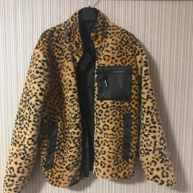 Supreme Leopard Fleece ReversibleJacket