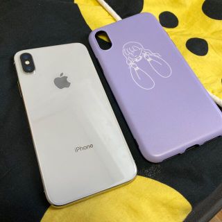 アイフォーン(iPhone)のiPhone x 77% シルバー　simフリー(携帯電話本体)