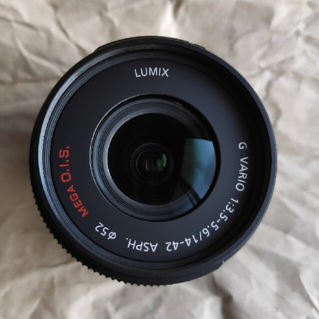 Panasonic(パナソニック)のLUMIX G VARIO 14-42mm F3.5-5.6 スマホ/家電/カメラのカメラ(ミラーレス一眼)の商品写真