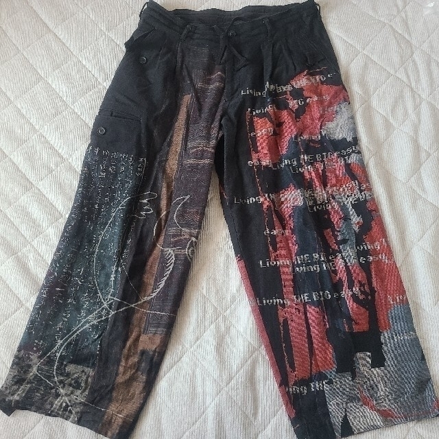 Yohji Yamamoto(ヨウジヤマモト)のyohji yamamoto patchwork trousers  メンズのパンツ(ワークパンツ/カーゴパンツ)の商品写真