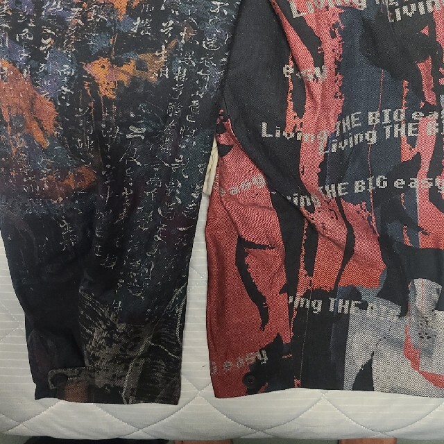 Yohji Yamamoto(ヨウジヤマモト)のyohji yamamoto patchwork trousers  メンズのパンツ(ワークパンツ/カーゴパンツ)の商品写真