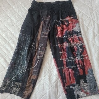 ヨウジヤマモト(Yohji Yamamoto)のyohji yamamoto patchwork trousers (ワークパンツ/カーゴパンツ)