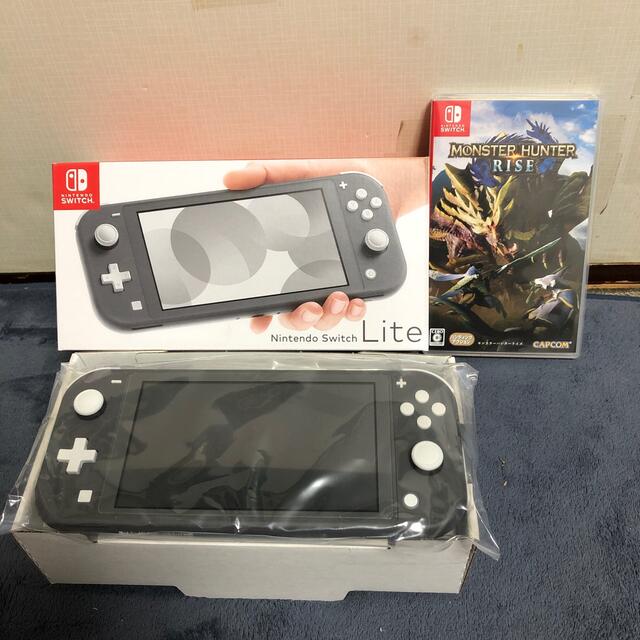 任天堂　switch lite モンスターハンターライズセット