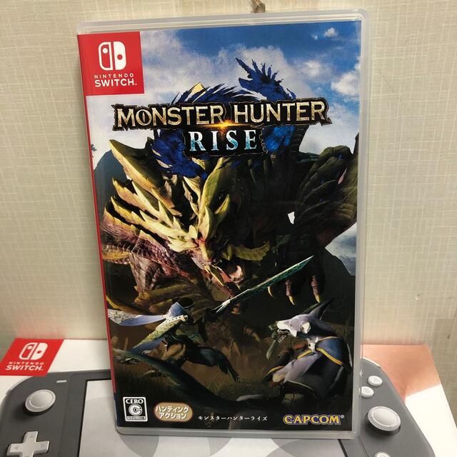 任天堂 スイッチライト グレー モンスターハンターライズ セット ほぼ新品