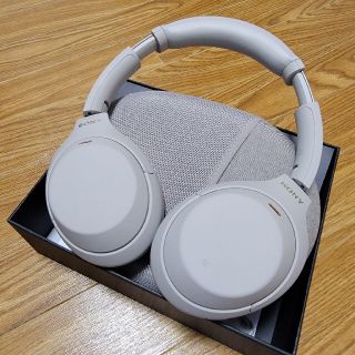 ソニー(SONY)のSONY WH-1000XM4 シルバー ソニー ノイズキャンセリングヘッドホン(ヘッドフォン/イヤフォン)