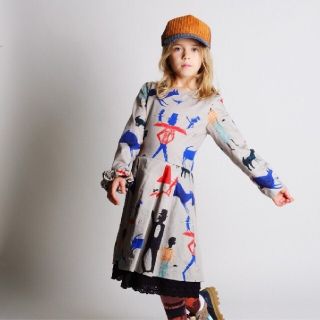 wolf\u0026rita 17SS レア　人気柄　ワンピース　4y