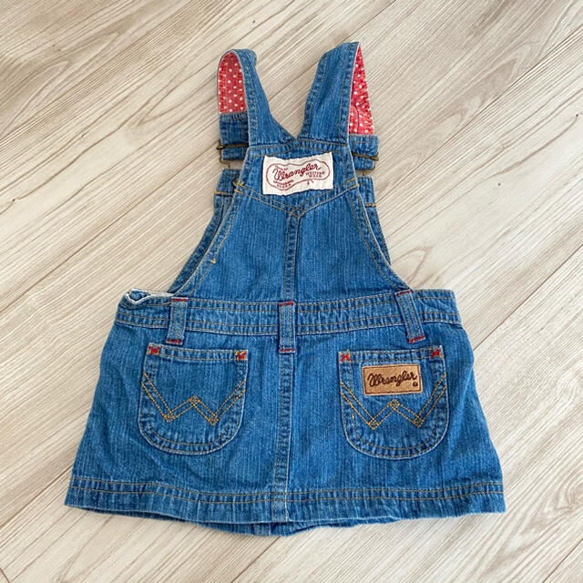 Wrangler(ラングラー)のラングラー　オーバースカート キッズ/ベビー/マタニティのキッズ服女の子用(90cm~)(スカート)の商品写真