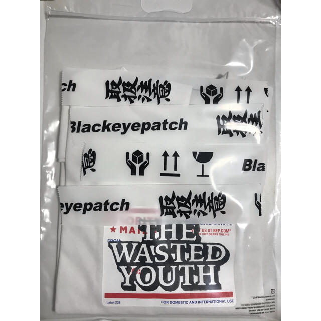 Supreme(シュプリーム)のWasted Youth Black Eye Patch Tee M メンズのトップス(Tシャツ/カットソー(七分/長袖))の商品写真