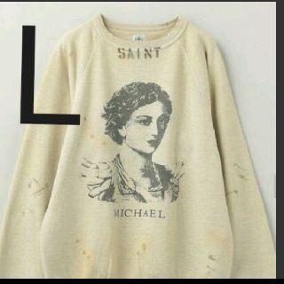 レディメイド(LADY MADE)のセントマイケル　21ss SAINT MICHAEL  RAGLAN スウェット(スウェット)