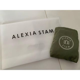 アリシアスタン(ALEXIA STAM)のalexia stam  エコバッグ　大　カーキ☆(エコバッグ)