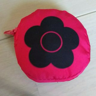 マリークワント(MARY QUANT)のマリークワント サークルミニポータブルバッグ(ピンク) エコバッグ(エコバッグ)