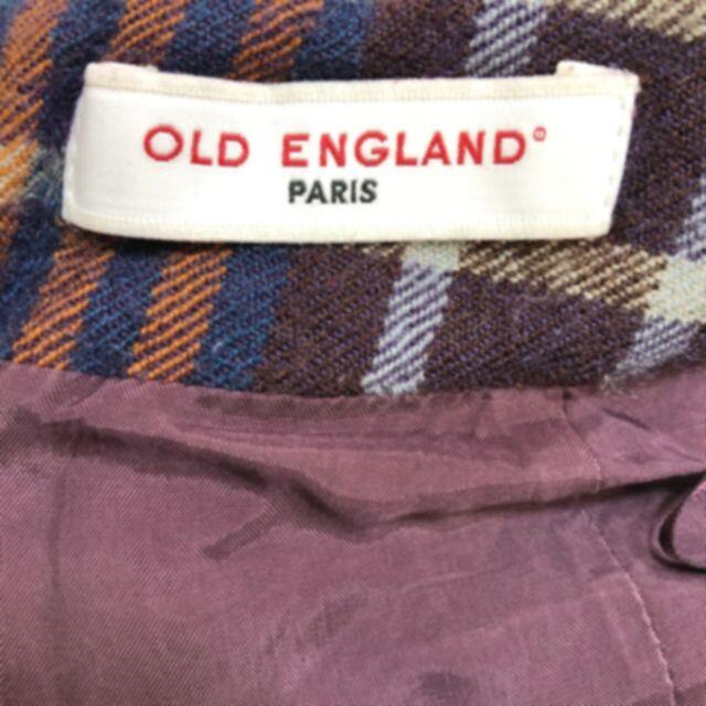 OLD ENGLAND(オールドイングランド)の【人気】オールドイングランド チェック柄 ミニスカート マルチカラー サイズ38 レディースのスカート(ミニスカート)の商品写真