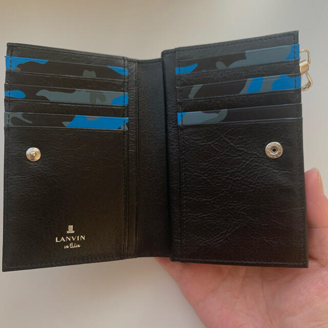 LANVIN(ランバン)のランバン LANVIN 二つ折り財布　黒 メンズのファッション小物(折り財布)の商品写真