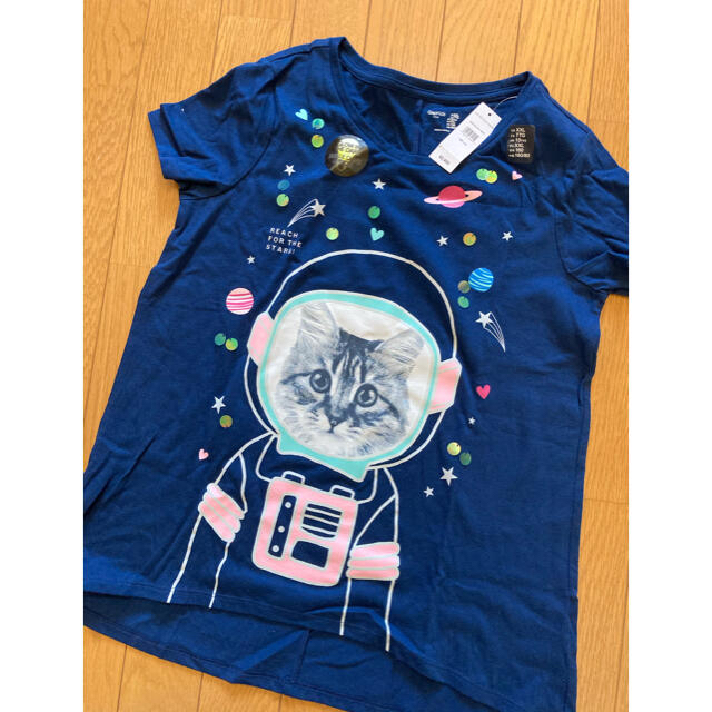 GAP Kids(ギャップキッズ)の☆160センチ☆gap☆半袖チュニック風Tシャツ☆新品☆ キッズ/ベビー/マタニティのキッズ服女の子用(90cm~)(Tシャツ/カットソー)の商品写真