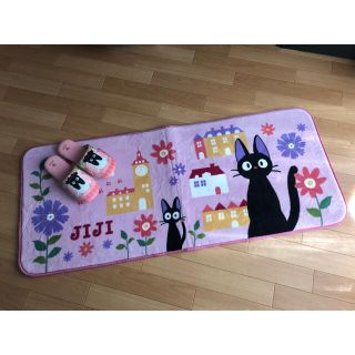 ♪ 魔女の宅急便 ハッピーマット 50×120cm&スリッパ  ♪