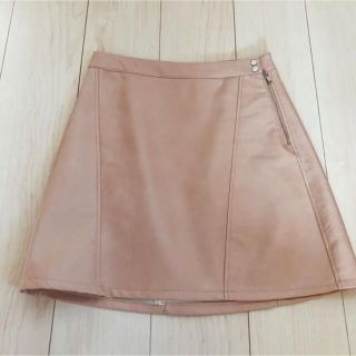 ザラ(ZARA)のZARA レザースカート(ミニスカート)