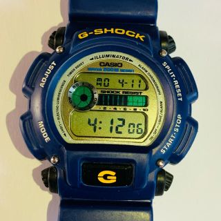 ジーショック(G-SHOCK)のカシオ G-SHOCK DW-9052 ブルー メンズ デジタル(腕時計(デジタル))