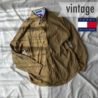 トミーヒルフィガー(TOMMY HILFIGER)の春服【vintage】古着男子　古着女子　レトロ　ギンガム　ビッグシルエット(シャツ)