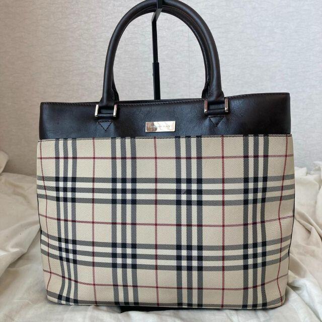 BURBERRY - 美品 Burberry バーバリー トートバッグ ハンドバッグ