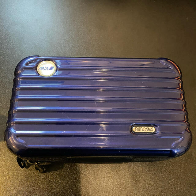 ANA ファーストクラス RIMOWA アメニティ ポーチ ネイビー