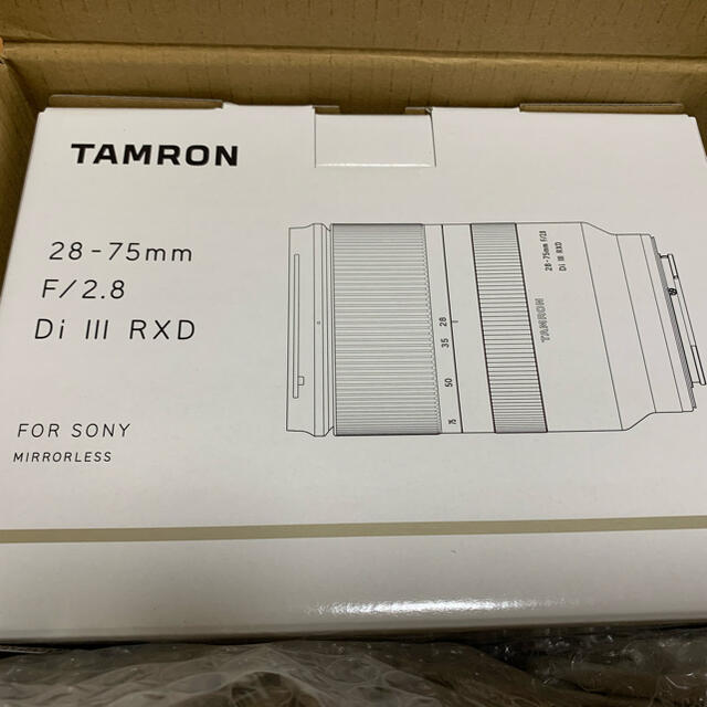 TAMRON(タムロン)のTAMRON 28-75mm F2.8 DI3 RXD(A036SE) 新品 スマホ/家電/カメラのカメラ(レンズ(ズーム))の商品写真