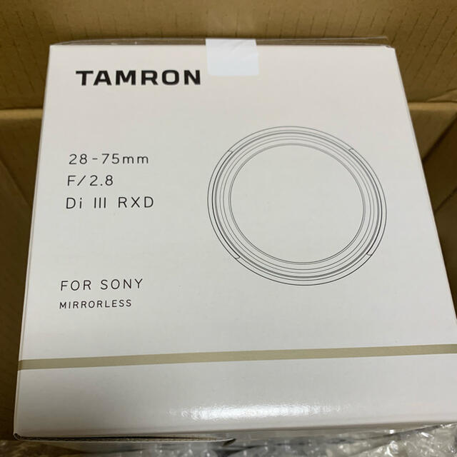 TAMRON(タムロン)のTAMRON 28-75mm F2.8 DI3 RXD(A036SE) 新品 スマホ/家電/カメラのカメラ(レンズ(ズーム))の商品写真