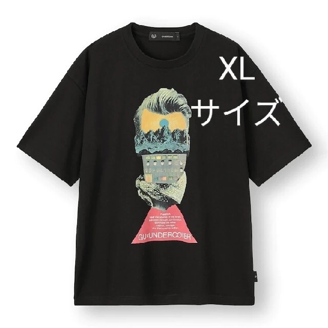 GU(ジーユー)の値下げ新品 GU undercover アンダーカバー Tシャツ ブラック XL メンズのトップス(Tシャツ/カットソー(半袖/袖なし))の商品写真