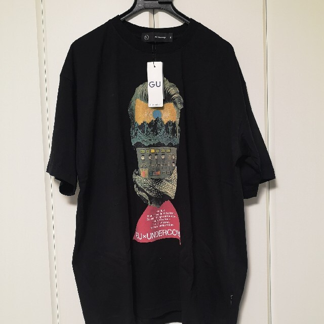 GU(ジーユー)の値下げ新品 GU undercover アンダーカバー Tシャツ ブラック XL メンズのトップス(Tシャツ/カットソー(半袖/袖なし))の商品写真