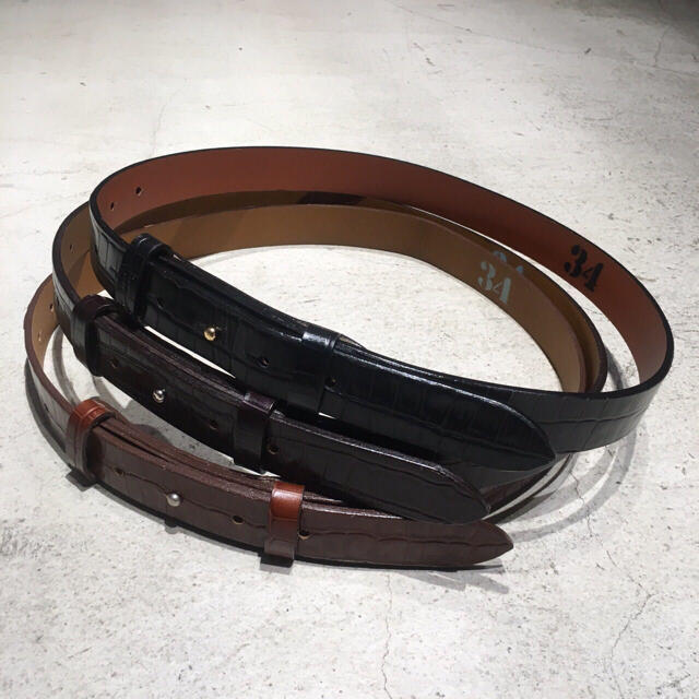 SUNSEA(サンシー)のレア　sunsea  crocodile belt サンシー　ベルト メンズのファッション小物(ベルト)の商品写真