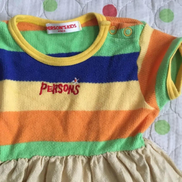 PERSON'S KIDS(パーソンズキッズ)の★美品★パーソンズ 90cm ワンピース  キッズ/ベビー/マタニティのキッズ服女の子用(90cm~)(ワンピース)の商品写真