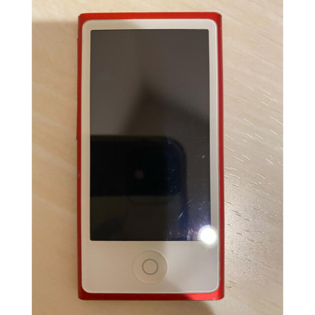 Apple(アップル)のiPod nano product red 赤 Bluetooth対応 スマホ/家電/カメラのオーディオ機器(ポータブルプレーヤー)の商品写真