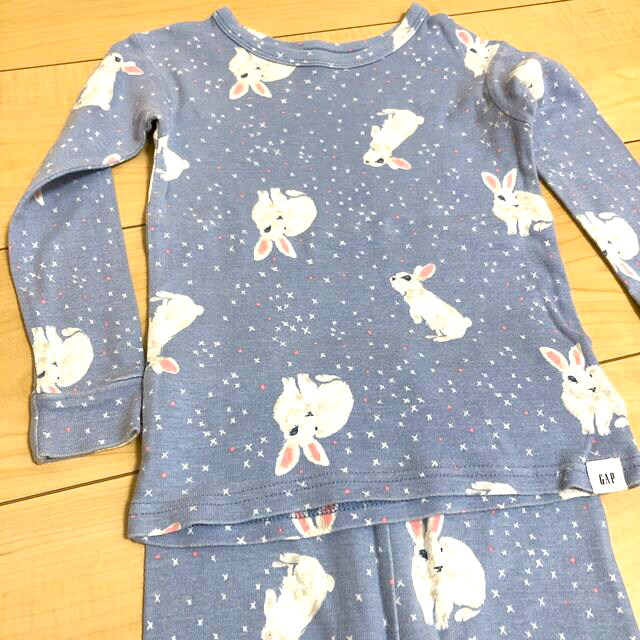 GAP(ギャップ)のGAP ウサギルームウェア キッズ/ベビー/マタニティのキッズ服女の子用(90cm~)(パジャマ)の商品写真