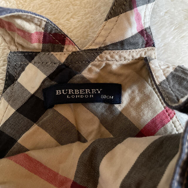 BURBERRY(バーバリー)のバーバリー　オーバーオール　80㎝ キッズ/ベビー/マタニティのベビー服(~85cm)(カバーオール)の商品写真